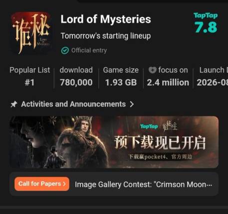 Lord of Mysteries Mobil Pazarda Zirvede